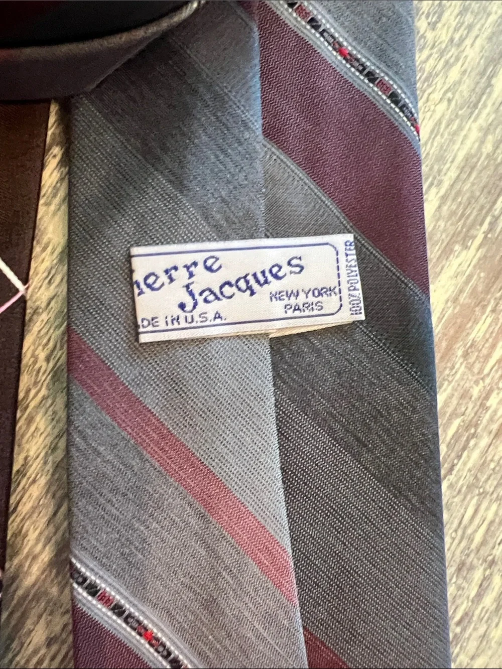4 Men's Burgundy Plaid & striped Necktie - Classic Business one is Ryan Seacrest